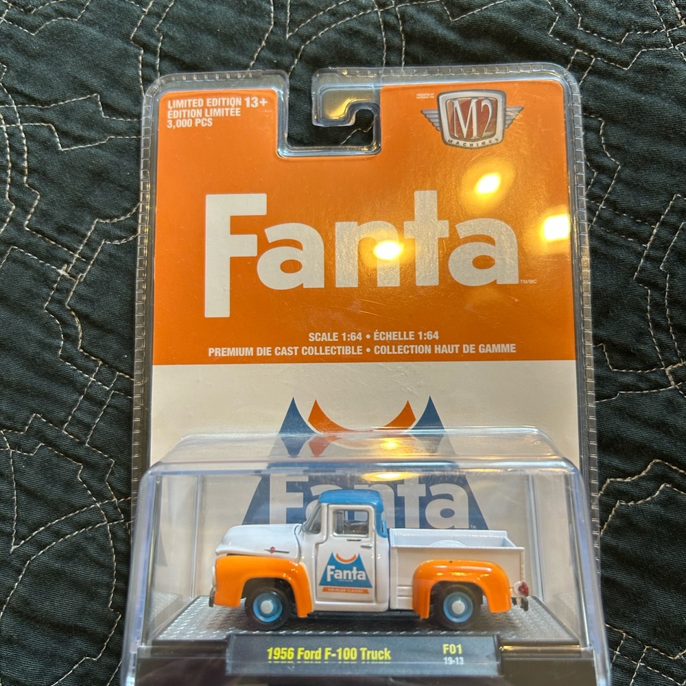 M2 Machines Fanta 1956 Ford F-100 Truck Diecast Model